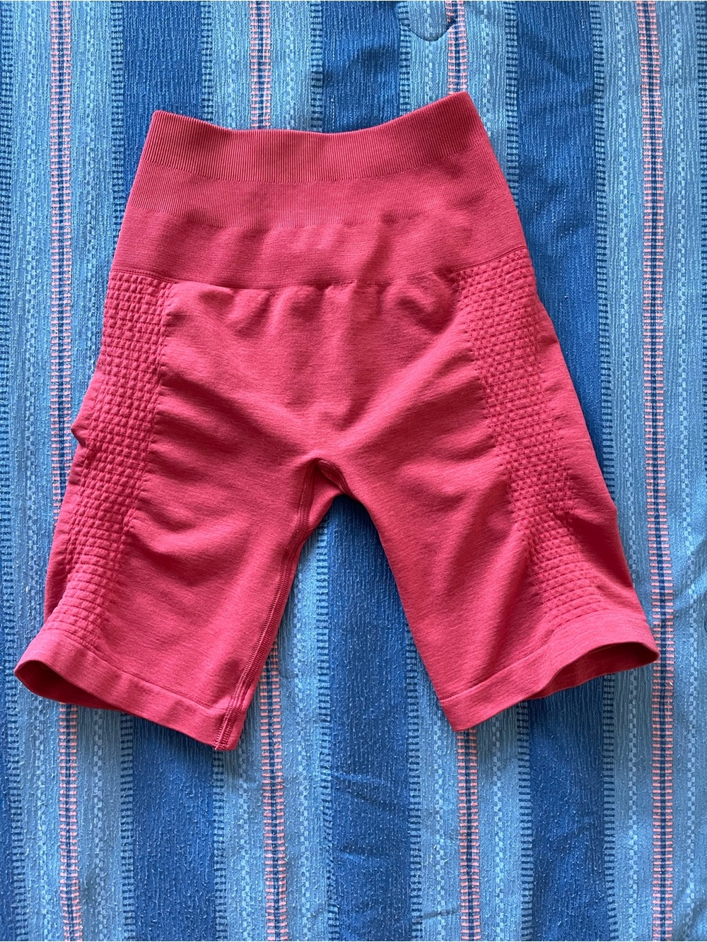 Alphalete Hot Pink High-Waist Athletic Bike Shorts-Size XS
